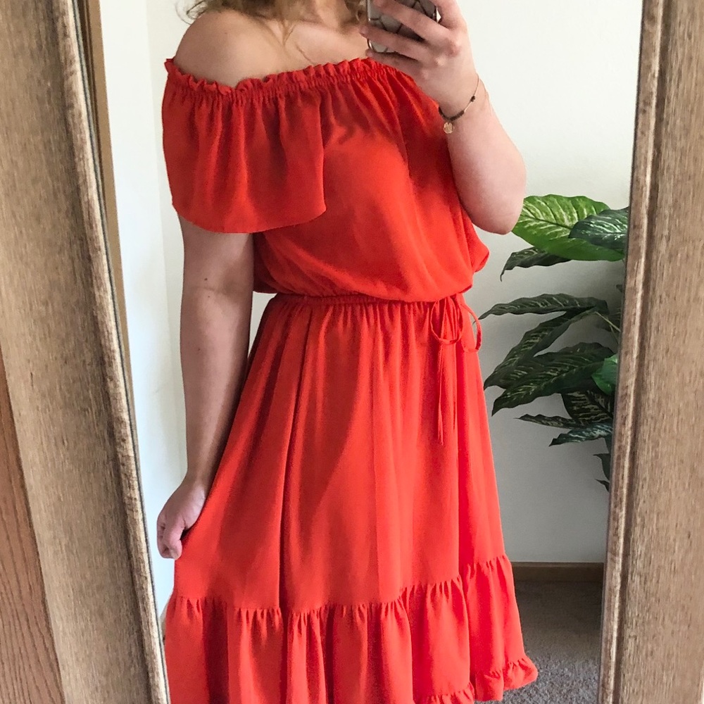 Off the shoulder dress